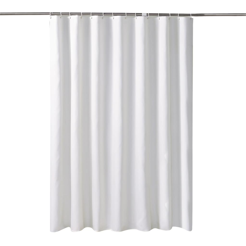 1pc Waterproof Shower Curtain Partition Bathroom Mildew Proof Bath Curtains Monochrome Polyester