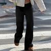 Женские брюки осень-зима с низкой талией, приподнятые на ягодицах, спортивные брюки с эластичной резинкой на талии, однотонные спортивные штаны для йоги, зимние, с плюшевой подкладкой, широкие штаны