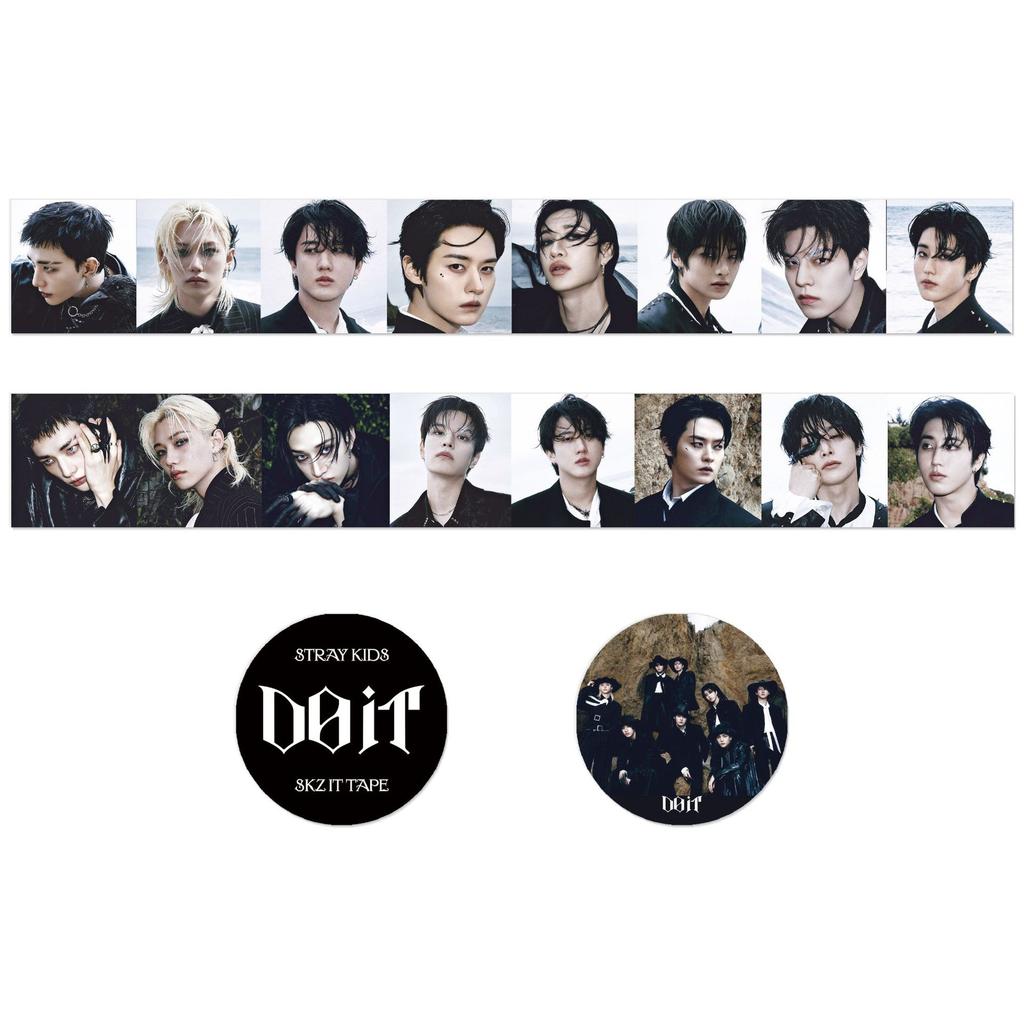 Skzoo Kpop Straykids Washi Tape Mini Album Do It Stickers Set Idol Peripheral Scrapbooking Journal Decorative Stickers