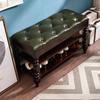Solid Wood Shoe Changing Stool Home Entrance Door Can Sit Cabinet Multi-functional European Rack Wear Stool