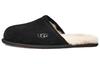 Тапочки с подкладкой из флиса Scuff Slipper Черные Тапочки 1101111-BLK