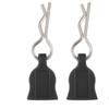 12pcs Pin with Tab Car Body Shell Clip R-type Fixed Clips Pin Durable RC Cars Parts  Model Assembly