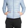 Emporio Armani EA7 Повседневная однотонная мужская длинная пуховая куртка с капюшоном на молнии куртки Синий 8NPB02-PN29Z-1506