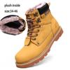 Genuine Leather Mens Women Winter Ankle Military Treking Snow Yellow Designer Tactical Boots Outdoor for Men Work Shoes Sneakers