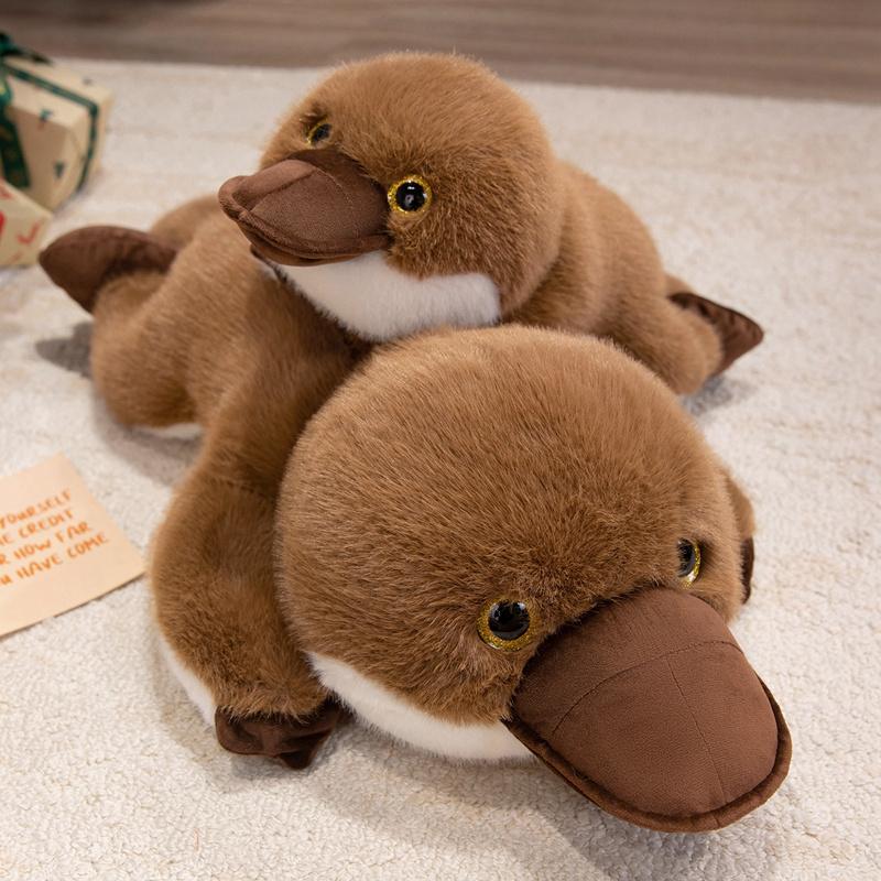 Simulation Platypus Plush Toys Cartoon Animal Duckbill Stuffed Dolls Funny Home Decor Kids Exquisite Birthday Christmas Gifts