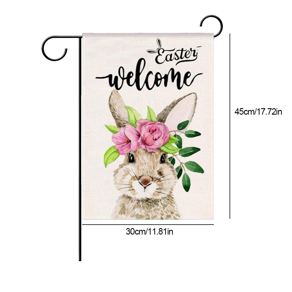 Easter Garden Flag Vertical Garden Flag Cute Garden Flag Decorative Spring Yard Flag for Outdoor Decor