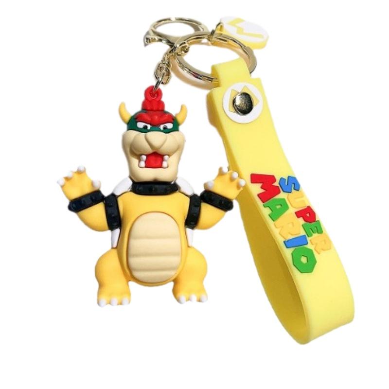 Милый брелок Супер Марио для украшения автомобиля и сумки, из мягкого ПВХ