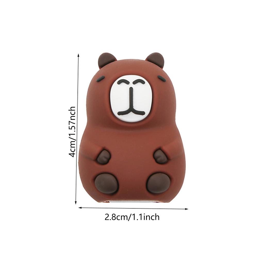 Ручная точилка для карандашей Пластиковая ручная точилка для карандашей Прекрасная точилка для карандашей Capybara Инструмент для резки карандашей