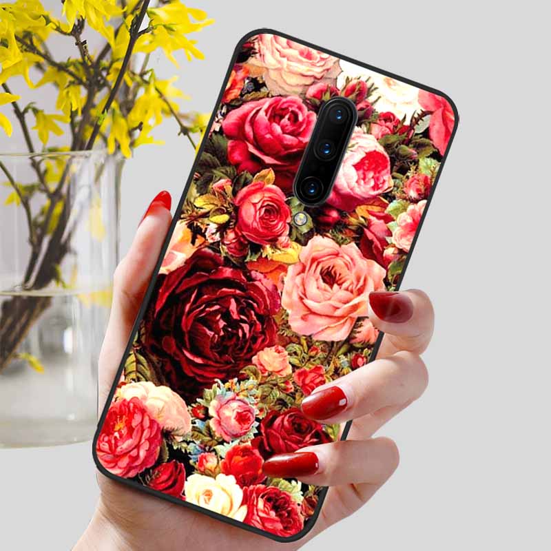 Phone Cover For Oneplus 7 Pro Case Lovely Printed TPU Silicon Soft Capa On for One Plus 7 7T Pro Oneplus7 7Pro Protection Covers