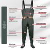 Thickened Half-Body Fishing Waders with Knee Protection