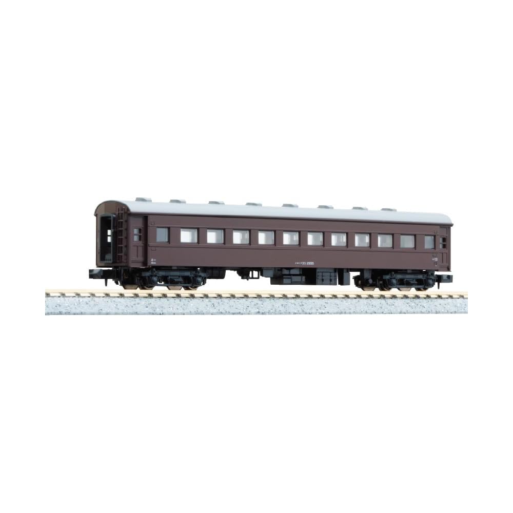 Kato N Gauge Ohafu 33 Brown Post-War Train Model Passenger Car 5319-1