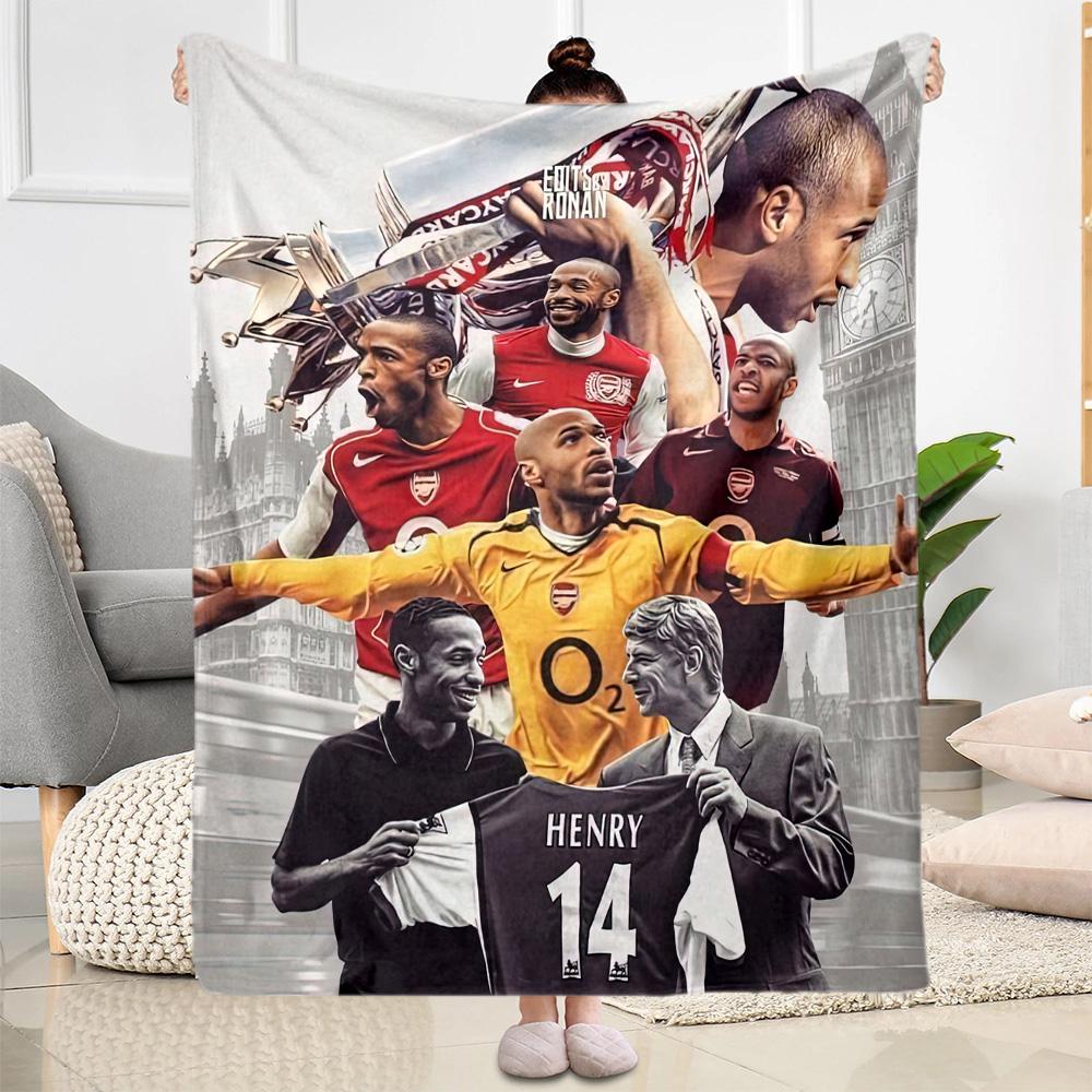 Arsenal Blanket Soft & Cozy Great for Office Chair Seaside Four Seasons Universal Stylish Decor Best Holiday Gift for Friends Family