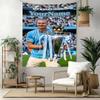 Haaland Custom Your Name Wall Decor Tapestry Art For Pet Memorial Birthdaywedding Party Backdrop Family Gift