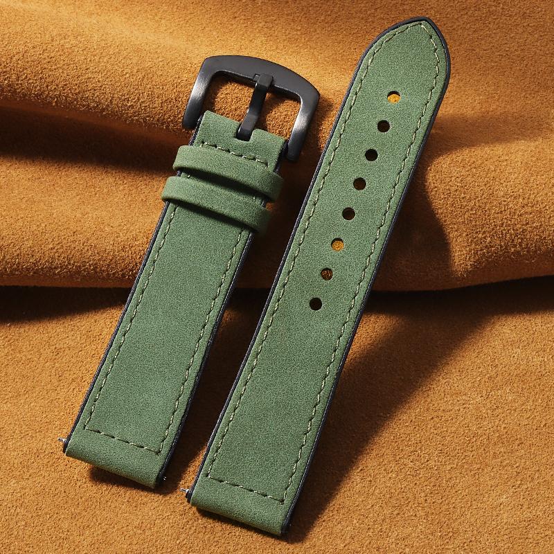 Кожаный и силиконовый гибридный ремешок 20 мм 22 мм для Samsung Galaxy Watch7 6 Classic 47 мм 46 мм / Galaxy Watch6 40 мм 44 мм Браслет