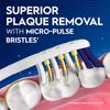 ORAL B Pro-3D White Pulsar Вибрирующая электрическая зубная щетка на батарейках, упаковка 2 шт., вибрирующие щетинки, тонкая ручка со встроенным источником питания