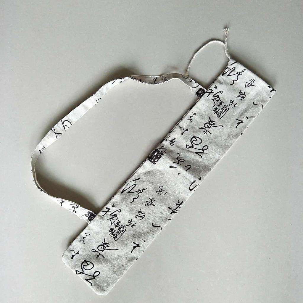 Oil Paper Umbrella Garden Bag Blue And White Porcelain Umbrella Cover Performance Portable Cloth Straight Handle Chinese