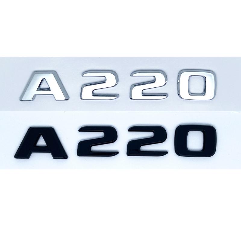 3D буквы A180 A200 A220 A250 A260 A180d A220d 4Matic ABS эмблема для Mercedes Benz A автомобиль багажник задний логотип наклейка
