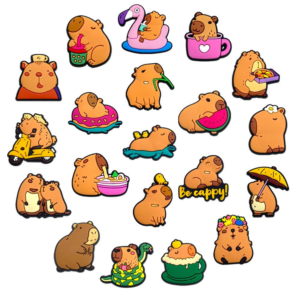 Джибитсы капибара Capybara 25 шт аксессуары крокс украшение