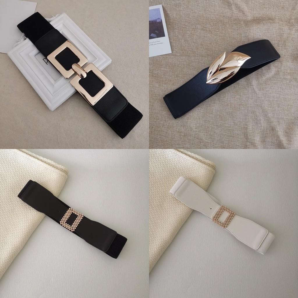 Minimalist Faux Leather Fashion Waist Belt With Alloy Buckle For Office And Casual Wear