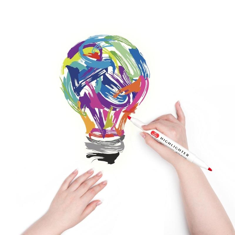 15/25Pcs Double End Highlighter Quick Drying Double Tip Highlighter Pen for Scrapbooking Calendar Journal Card Making