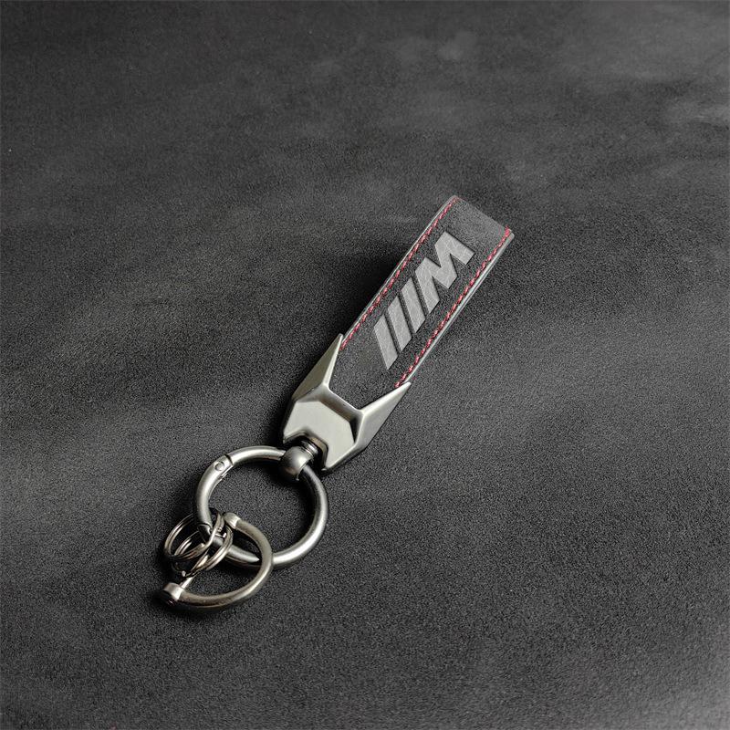 Car Key Ring Suede Key Chain For BMW M E30 E34 E36 E39 E46 E53 E60 E90 E83 F10 F20 F21 F30 F35 M3 M5 X1 X3 X4 X5 X6 X7 Accessory vhfn50