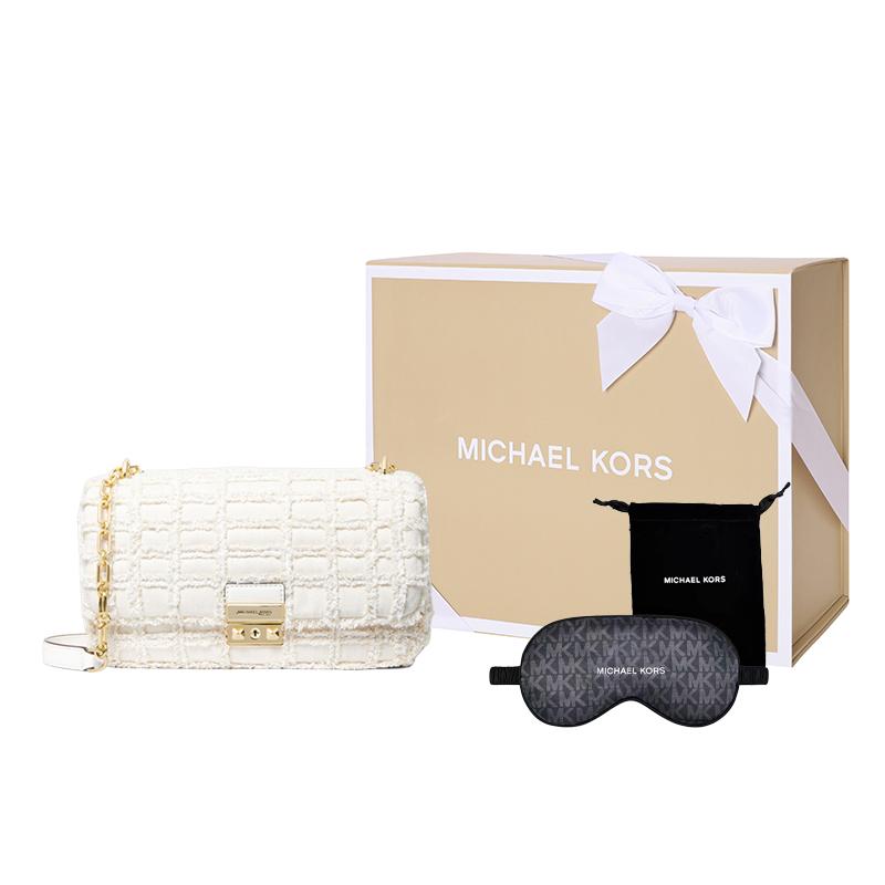 Michael Kors Тканевая сумка через плечо Обычная Женская Джинсовый Синий/Белый/Черный 30S4S2RL7C