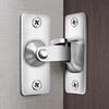 90 Degree Stainless Steel Door Latch Right Angle Sliding Bending Door Lock