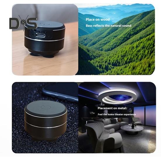 Динамик с костной проводимостью, насыщенный бас, стабильное соединение, водонепроницаемый портативный беспроводной динамик с поддержкой Bluetooth, звуковая коробка