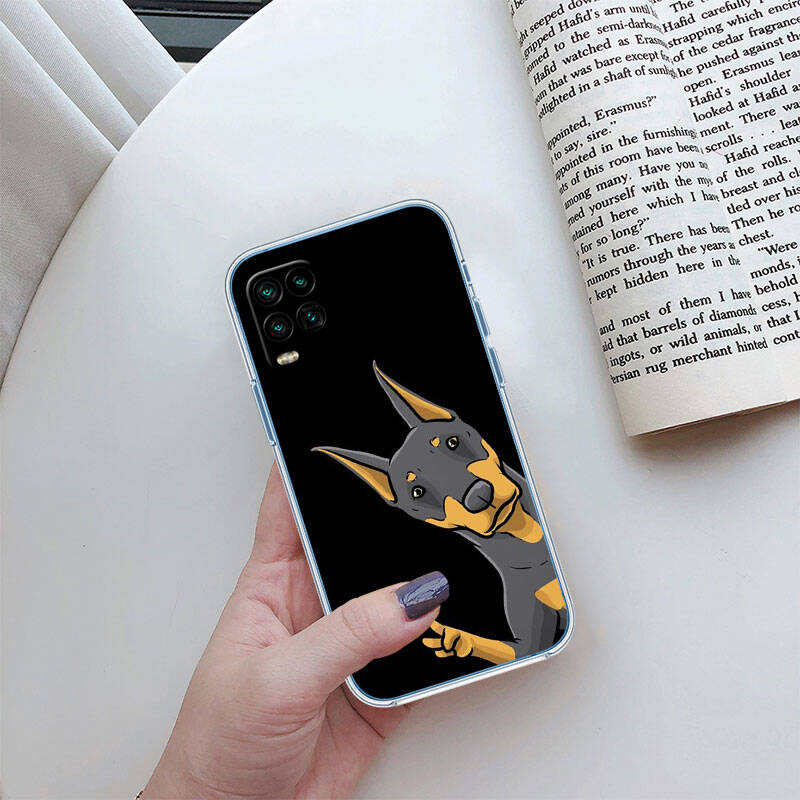 MH42 Dobermann Dog Phone Case for Motorola Edge 20 30 S30 40 50 Fusion Lite Plus Pro Neo Ultra One Power Action Macro Hyper Vision Zoom