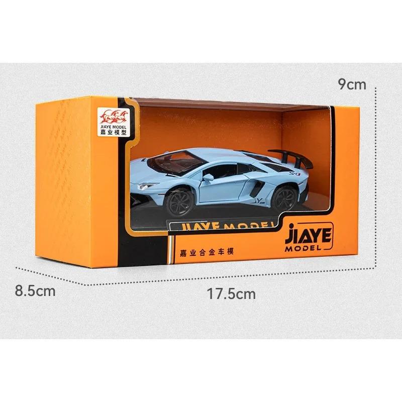 1/36 Lamborghini Aventador LP750-4 Спортивный автомобиль Литой Металлический Сплав Модель Автомобиля Звук Свет Оттянуть Назад Коллекция Детская Игрушка Подарки D161