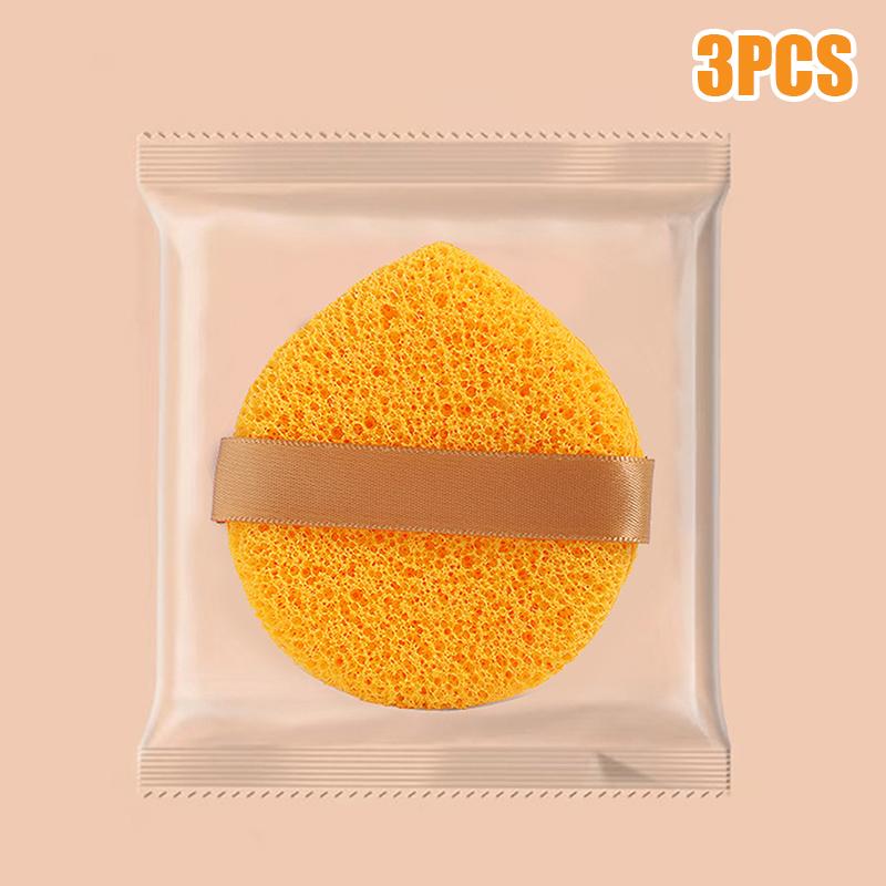 3Pcs Soft Skin-Friendly Face Cleansing Puffs Fast Foaming Deep Clean Hygienic Facial Washing Sponges Facial Skin Care Tool