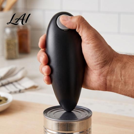 Electric Can Opener for Home Opener Automatic One-Button Kitchen Tool Cans Arthritis Friendly Aid And Bottles Compact Handy with Sharp Safe