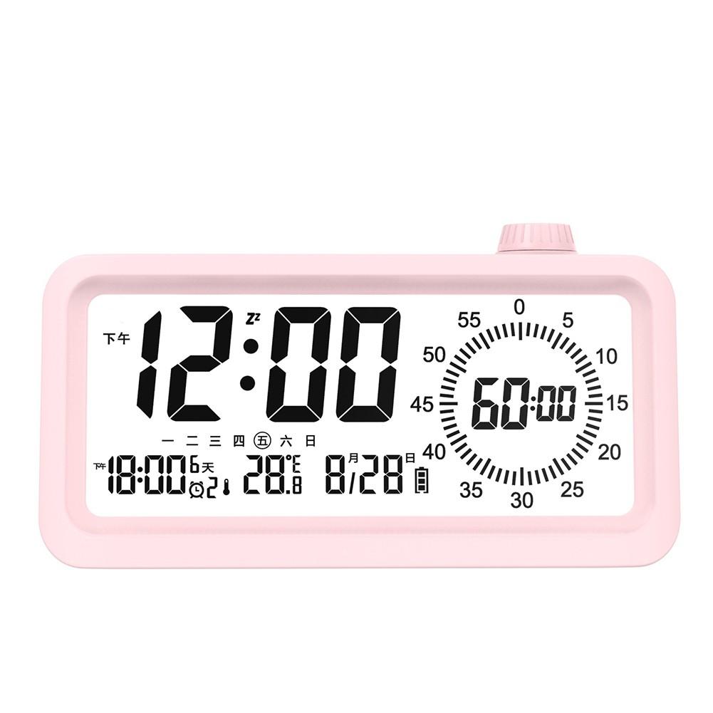 Digital Visual Time Manager Clock Multifunctional Electronic Alarm Clock Silent