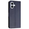 For iPhone 16 Plus Wallet Phone Case Leather Stand Cover with Strap