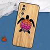 Деревянный Чехол Черепаха для Honor Magic 7 5 6 Lite 8 Pro 200 400 50 70 90 X8c X8b X9a X9b X9c X9d Win RT Обложка