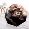 1pc Lord of the Rings Automatic Folding Umbrella - Compact 8-Rib Design, Durable Plastic & Iron1087L