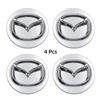 4PCS 56mm Car Hub Centre Cap Car Hub Cap Badge Cover For Mazda 6 3 CX5 2 CX7 Demio Atenza Axela MX30 CX30 CX3 CX9