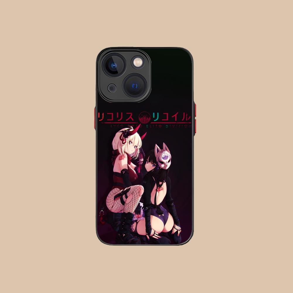 Чехол для мобильного телефона Lycoris Recoil Anime для iPhone 16 15 14 13 12 11 X XR XS 8 7 Pro Max Plus Mini Цветной Силиконовый Защитный