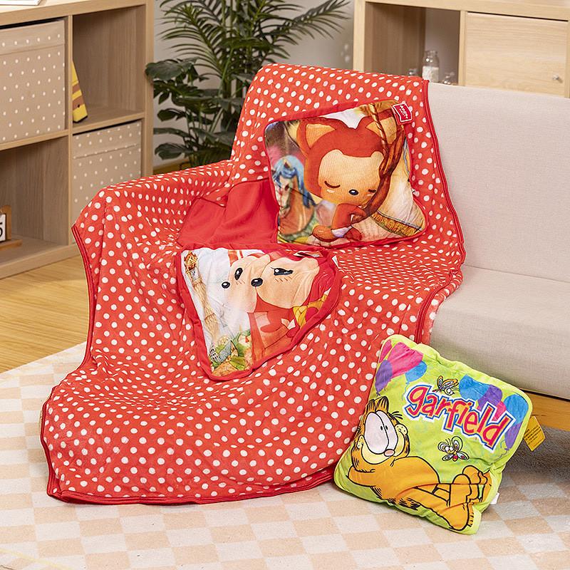 Мультяшный Очаровательный Стиль Зверополис Кондиционер Плед Плюшевая Коллекция Подушка