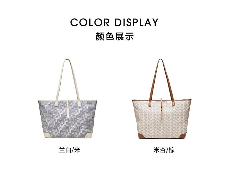 TATA/He She 2026 Summer Shopping Mall Same Style Commuter Female Temperament Minimalist Tote Bag New Style