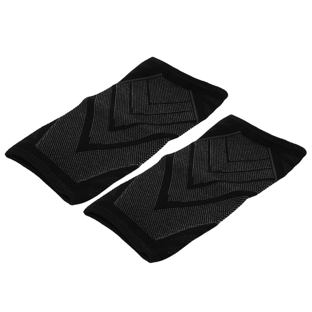 2 шт. Нейлоновый вязаный налокотник, компрессионный пояс, дышащая защита, универсальный, для занятий спортом на открытом воздухе S