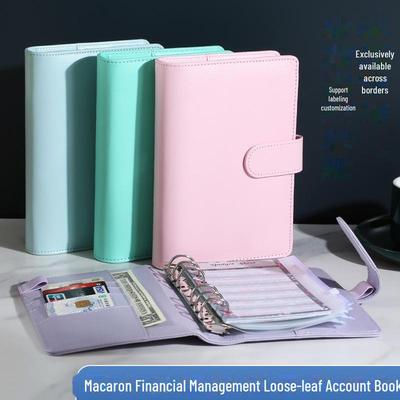 Блокнот формата А6 Macaron с отрывными листами из искусственной кожи, корейский планировщик бюджета