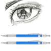 2Pcs High Quality Metal Mechanical Click Pencil 2.0MM for Drawing Design Proofing Writing