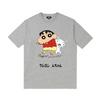 Cartoon creative Crayon Shin-chan graphic T-shirt summer high quality 100% cotton T-shirt casual loose trend men's T-shirt