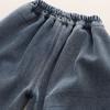 Baby Boys Thicken Jeans Kids Fashion Patchwork Denim Jogger Pants Children's Casual Warm Trousers Clothing Winter