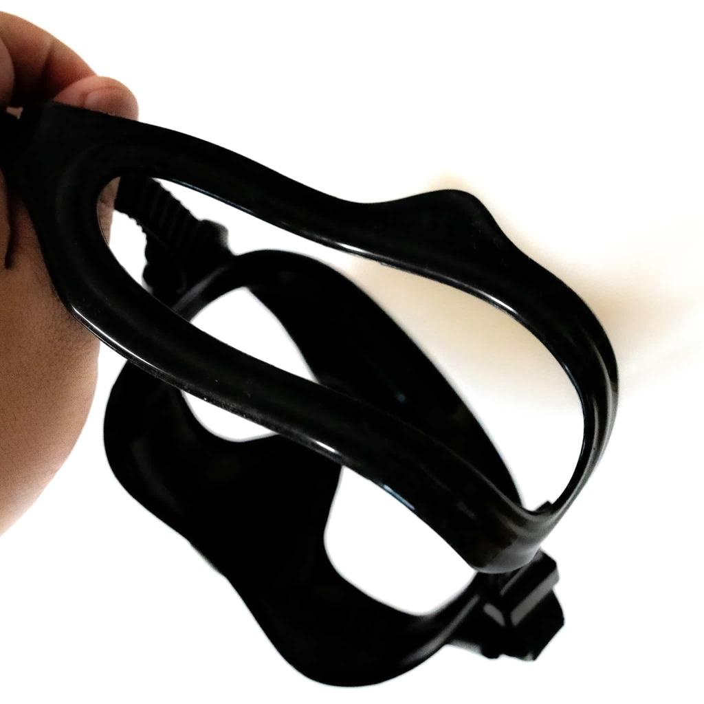 UMMY Маска для фридайвинга Streamline Модель 2024 Фридайвинг Скин-дайвинг Сноркелинг (Матовый черный)