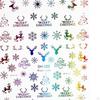 Наклейки Дизайны Маникюр Ногтевые Листы