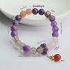 Juanyu Nine-Purple Fire Multi-Gem Crystal Bracelet for Dragon Zodiac Year