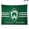 Custom Name SV Werder Bremen Printed Tapestry – Wall Hanging for Bedrooms, Dorms, and Home Decor