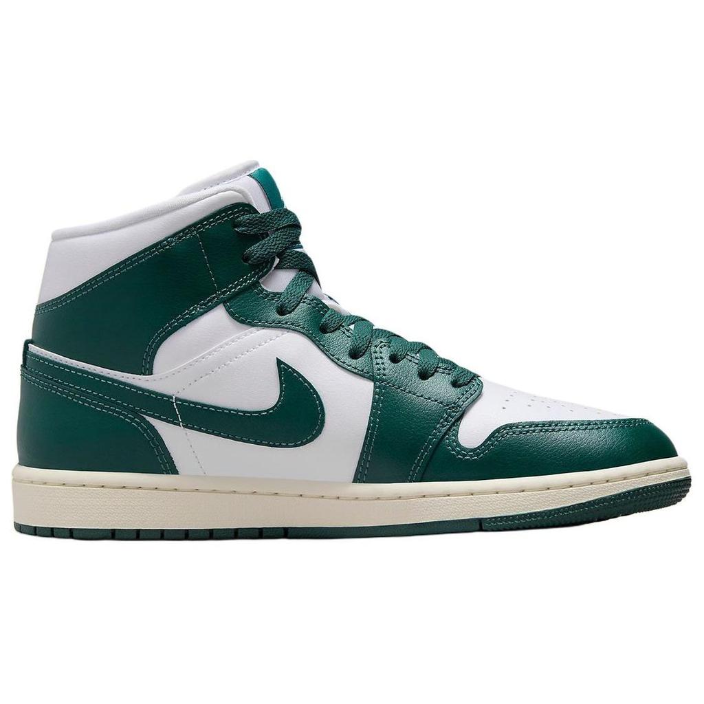 Air Jordan 1 Mid Oxidized Green Женские кроссовки Белый парус BQ6472-133
